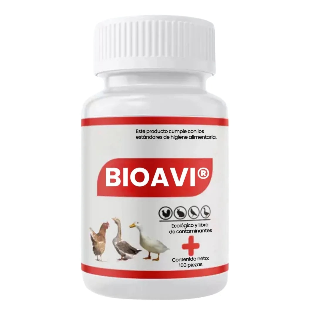 BIOAVI® FORMULA NATURAL PARA ELIMINAR GRIPE DE POLLO Y AVES / BASE DE RAIZ DE REGALIZ