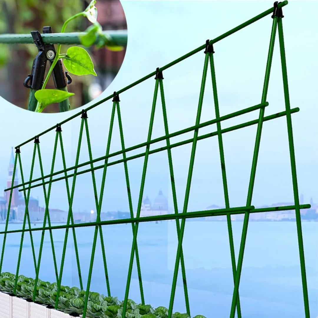 ECOSTAKA® VARILLAS SOPORTE DE ESCALADA PARA PLANTAS, VEGETALES Y HUERTAS EN ACERO