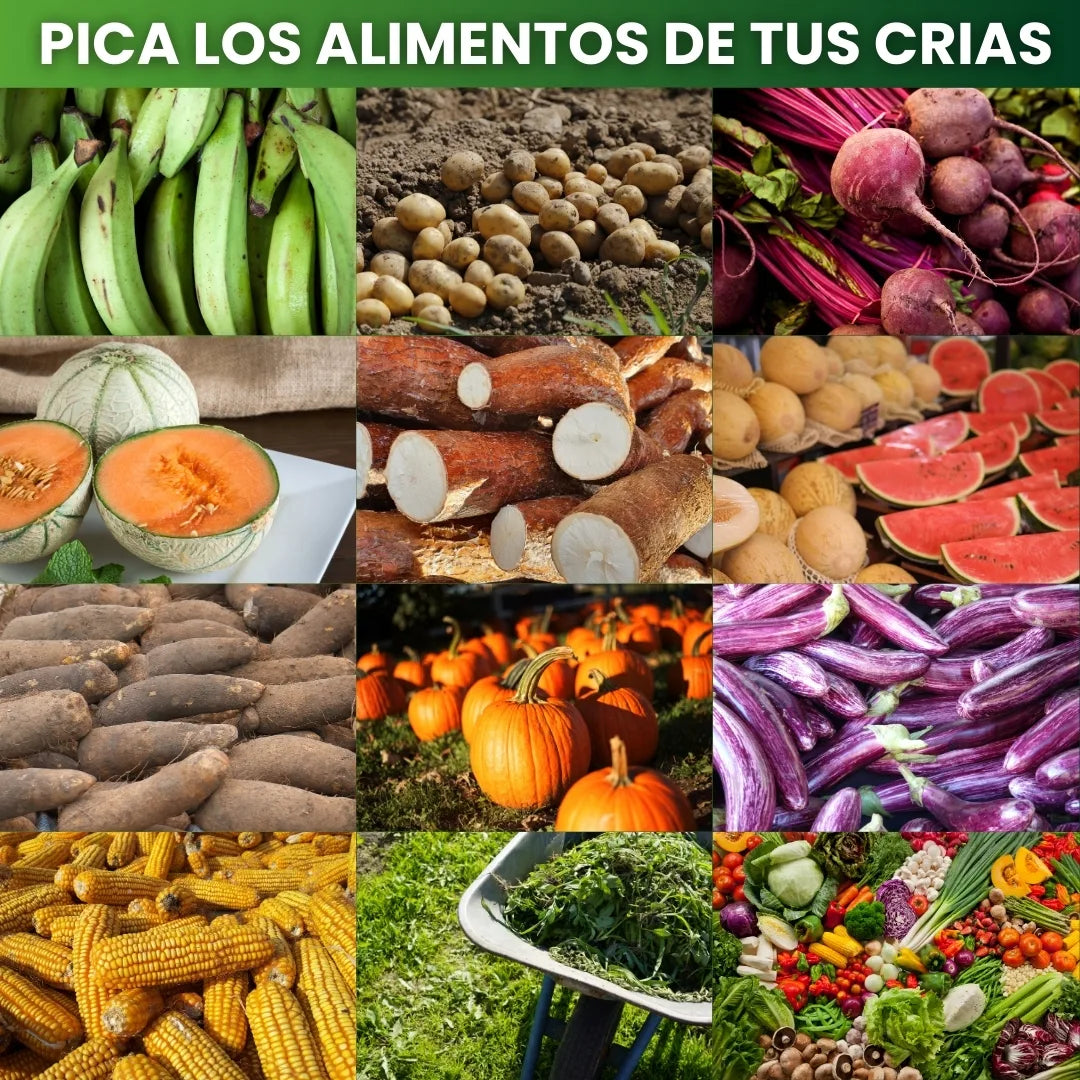 CORTAAGRO® PICADOR DE VERDURAS Y HIERBAS PARA TALADRO