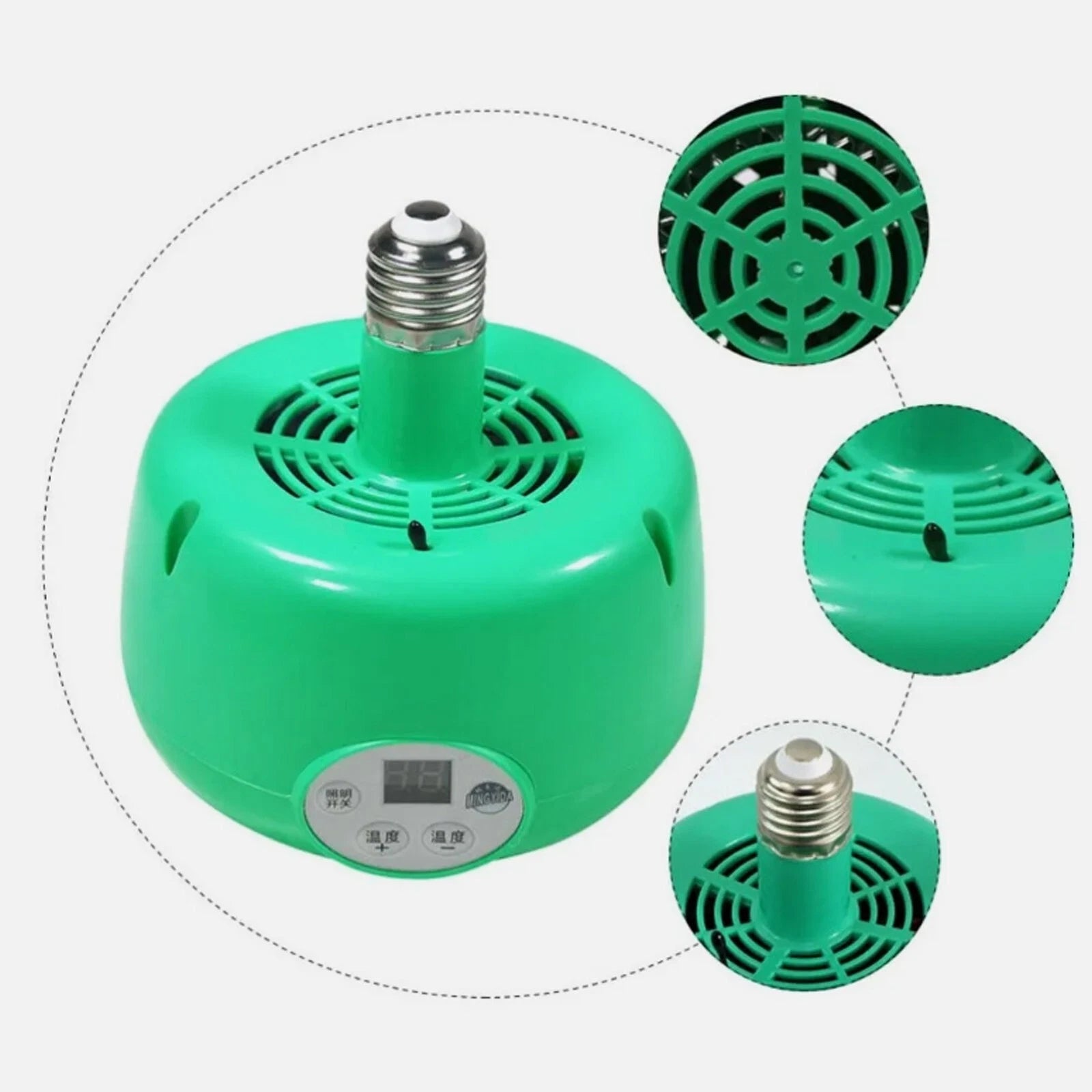 LUMICAMP® LAMPARA CALEFACTORA INTELIGENTE PARA GALPONES Y CRIADEROS