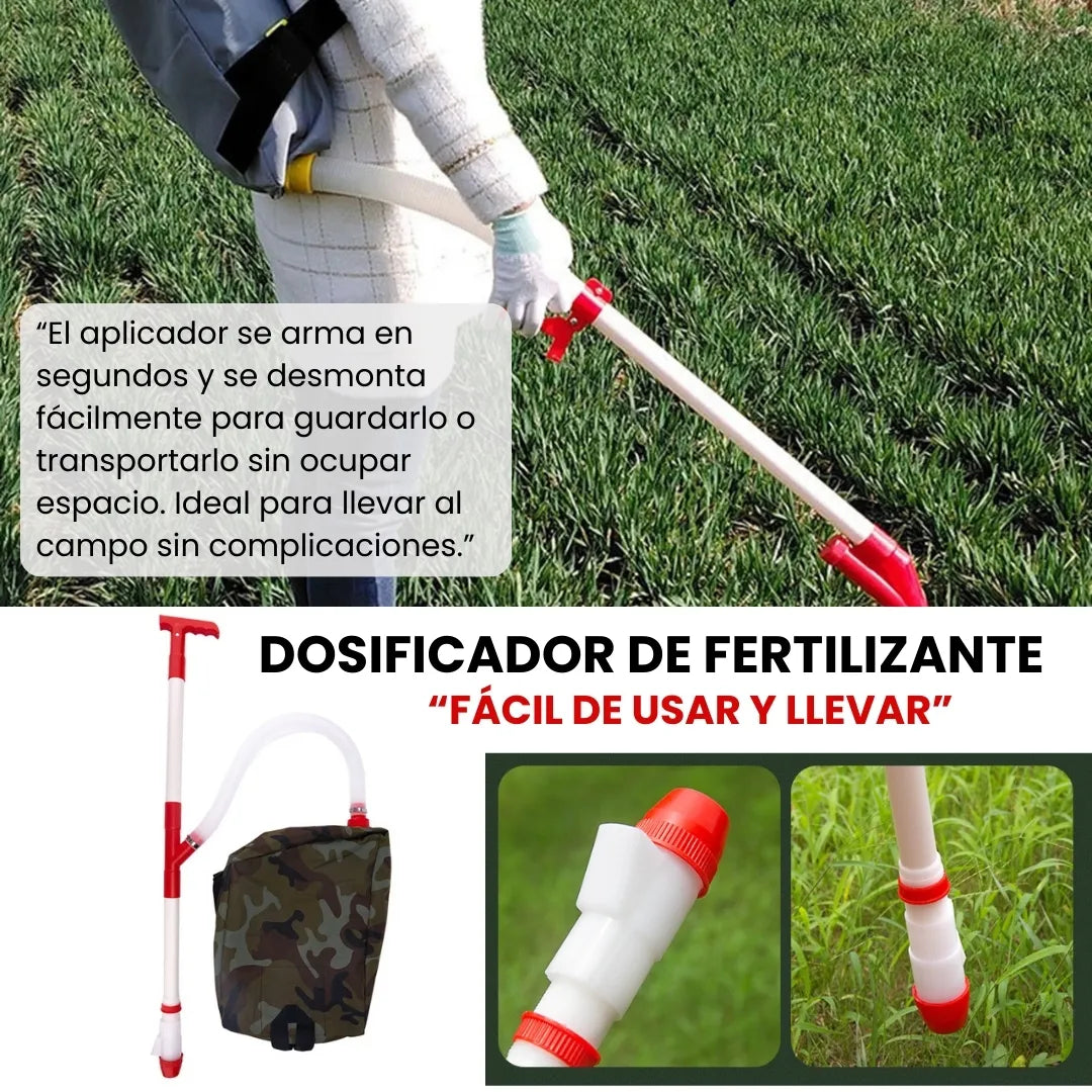 FERTIAGRO® DOSIFICADOR DE FERTILIZANTE PLEGABLE DE 5 LITROS, FERTILIZA RAPIDO Y FACIL TUS COSECHAS