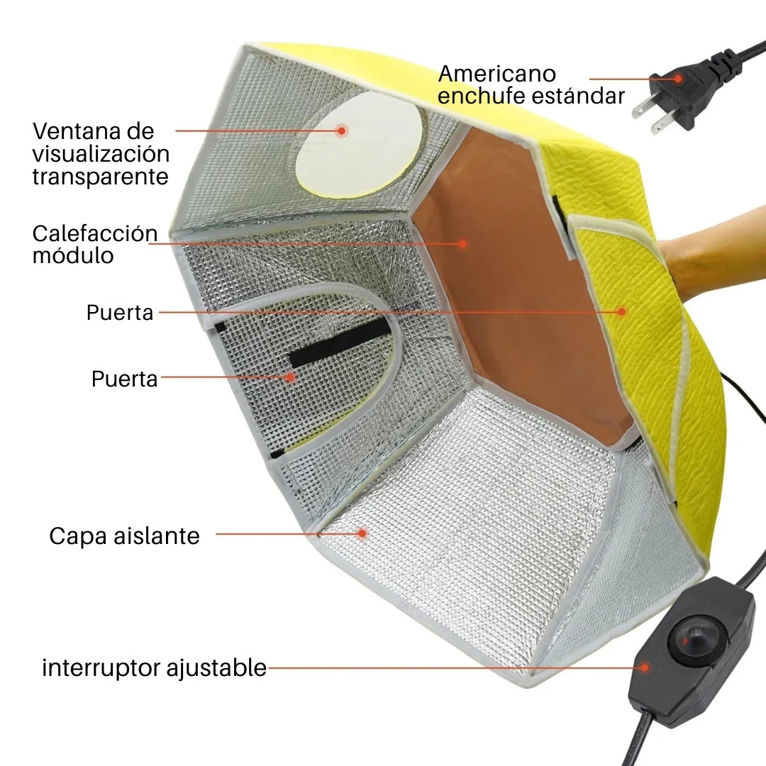 AVINIDO® CASA Y EQUIPO DE INCUBACIÓN PARA POLLITOS Y CRIAS DE ANIMALES