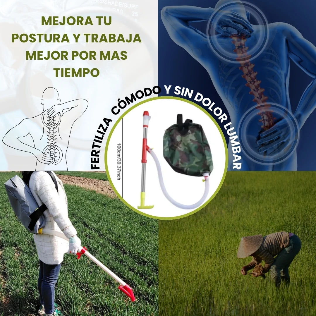 FERTIAGRO® DOSIFICADOR DE FERTILIZANTE PLEGABLE DE 5 LITROS, FERTILIZA RAPIDO Y FACIL TUS COSECHAS