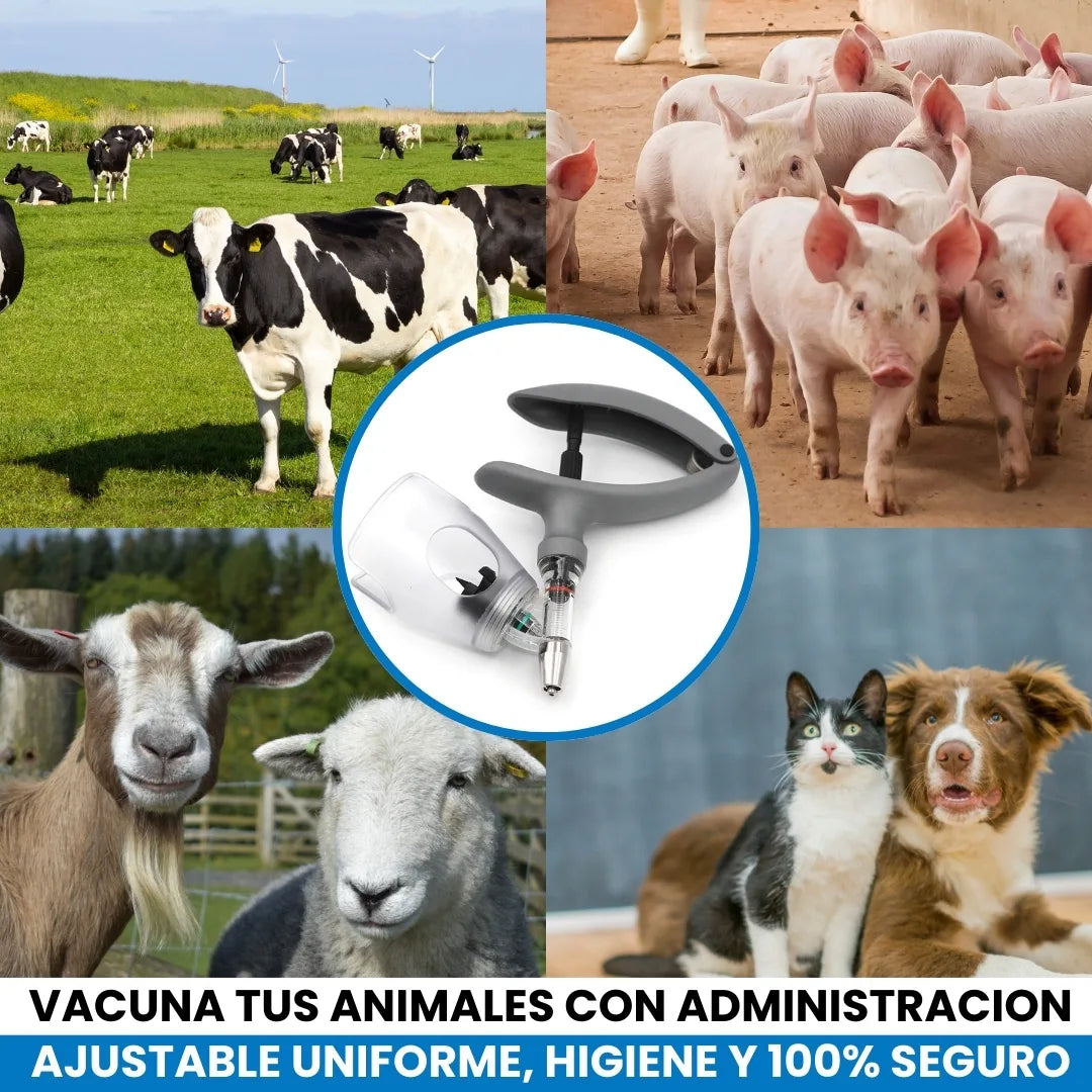 RAPIVAC® DISPOSITIVO DE INYECCION AJUSTABLE PARA VACUNACION ANIMAL 5ML