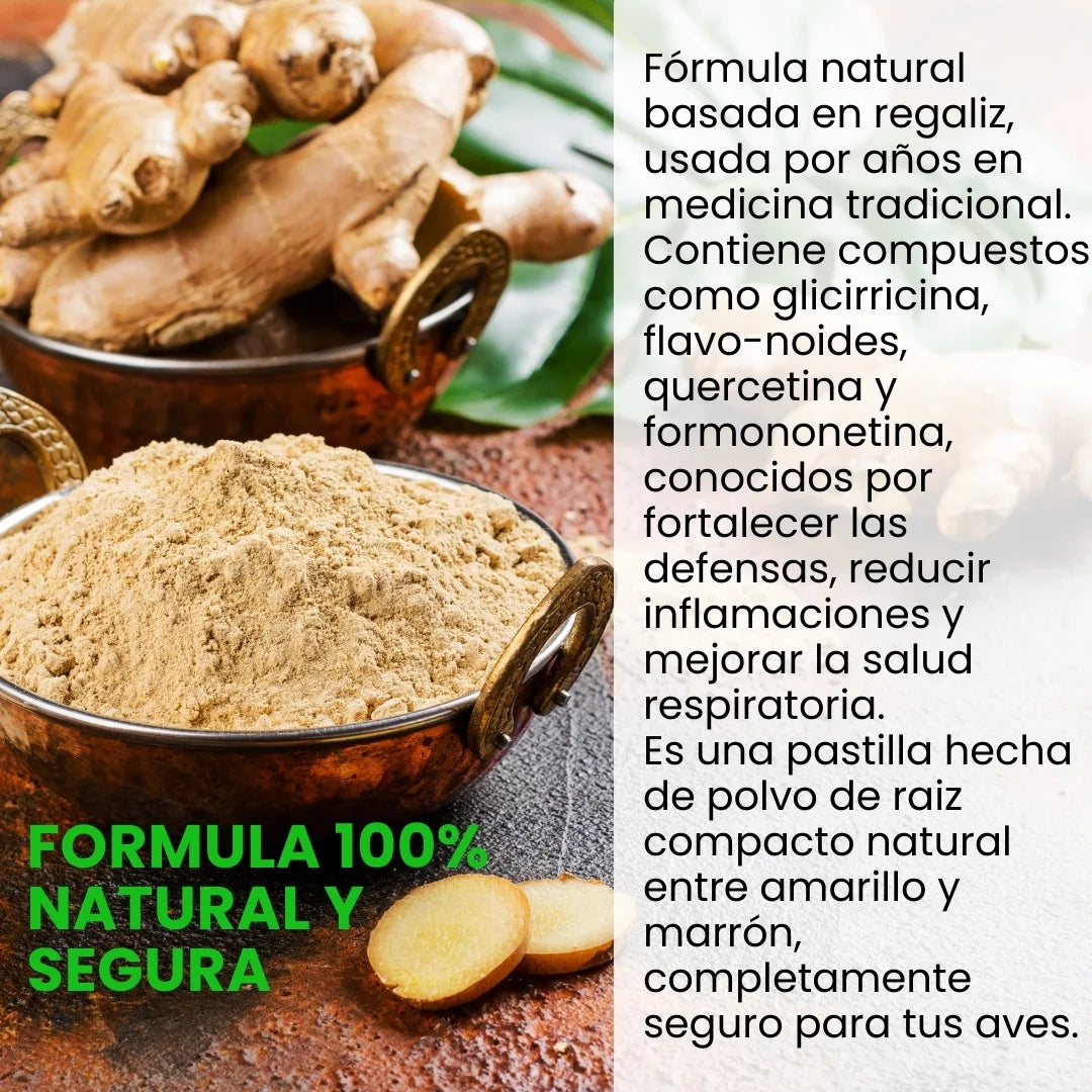 BIOAVI® FORMULA 100% NATURAL PARA ELIMINAR GRIPE EN POLLOS Y AVES/ BASE DE RAGALIZ Y DIENTE DE LEÓN