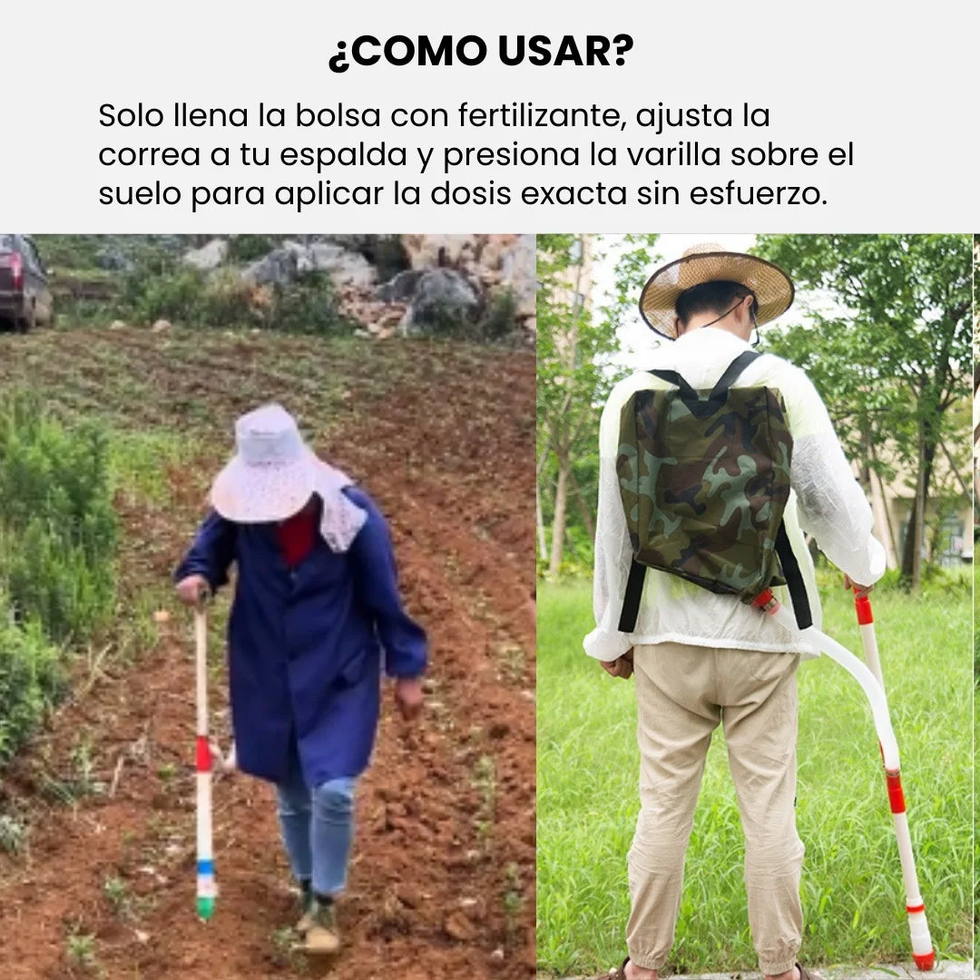 FERTIAGRO® DOSIFICADOR DE FERTILIZANTE PLEGABLE DE 5 LITROS, FERTILIZA RAPIDO Y FACIL TUS COSECHAS
