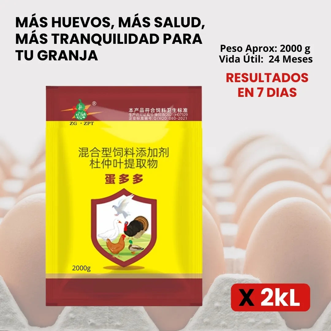 MAXHUEVOS® SUPLEMENTO NATURAL PARA AUMENTAR POSTURA DE HUEVOS EN GRANJAS Y GALPONES